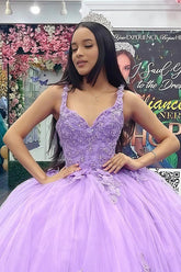 Kiara | Own Your Spotlight in Radiant Purple Quince Dresses - Light Purple - PromDressClub